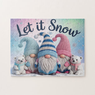 Let It Snow Gnomes Puzzle