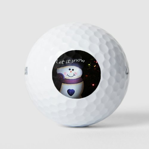 Let it Snow Golf Balls