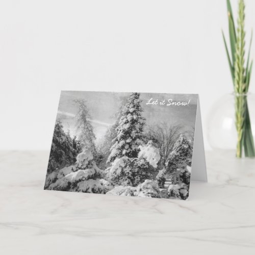 Let it Snow Greeting Card