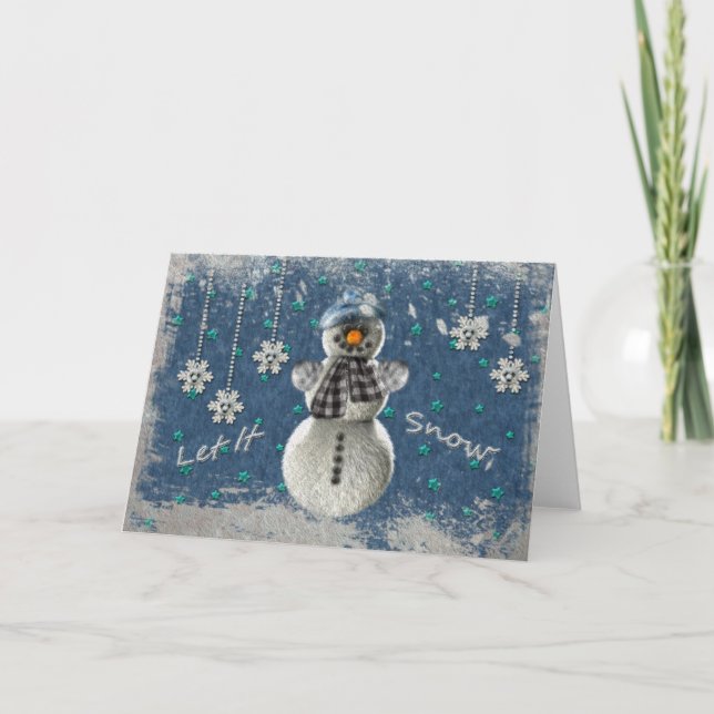 Let It Snow Holiday Card (Front)