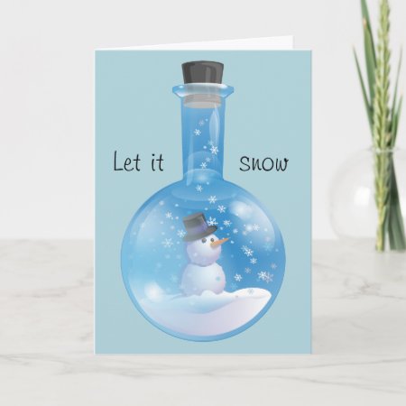 Let It Snow Holiday Card