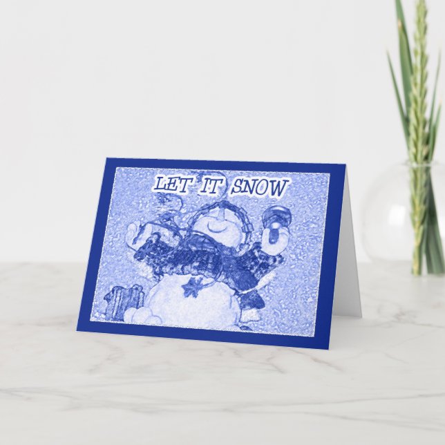 Let it Snow Holiday Card (Front)
