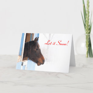 Let It Snow! Holiday Card