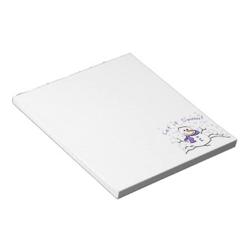 Let It Snow Holiday Notepad