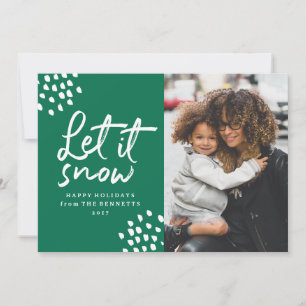 Let It Snow   Holiday Photo Card