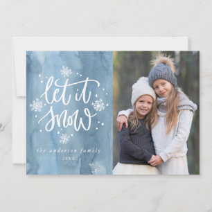 Let It Snow Holiday Photo Card