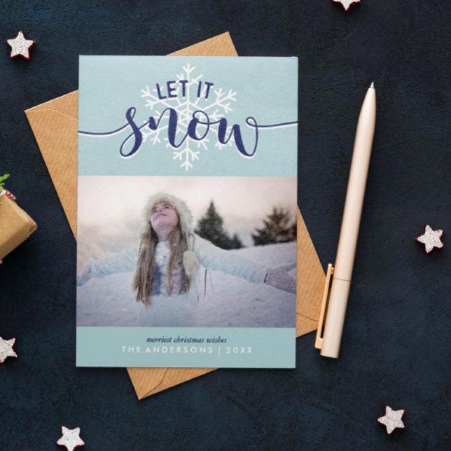 Let It Snow Holiday Photo Cards (Creator Uploaded)