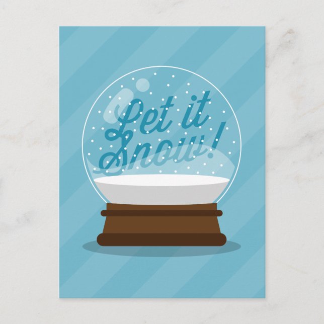 LET IT SNOW | Holiday Snowglobe (Front)