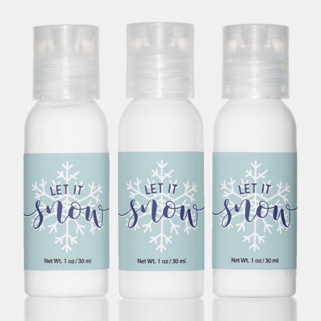 "Let It Snow" Holiday Themed Hand Lotion (Set)