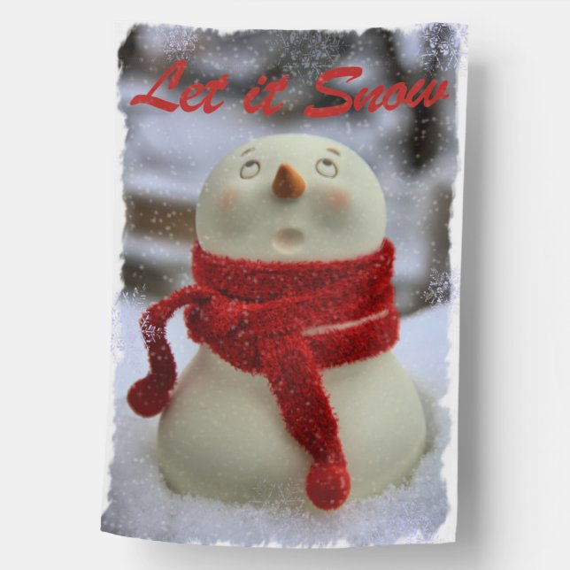 Let It Snow House Flag (Front)