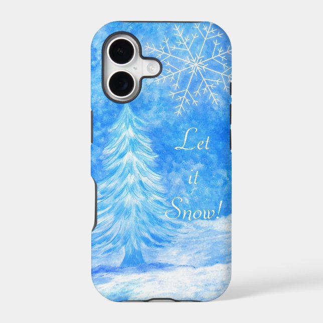 Let it Snow iPhone Case (Back)