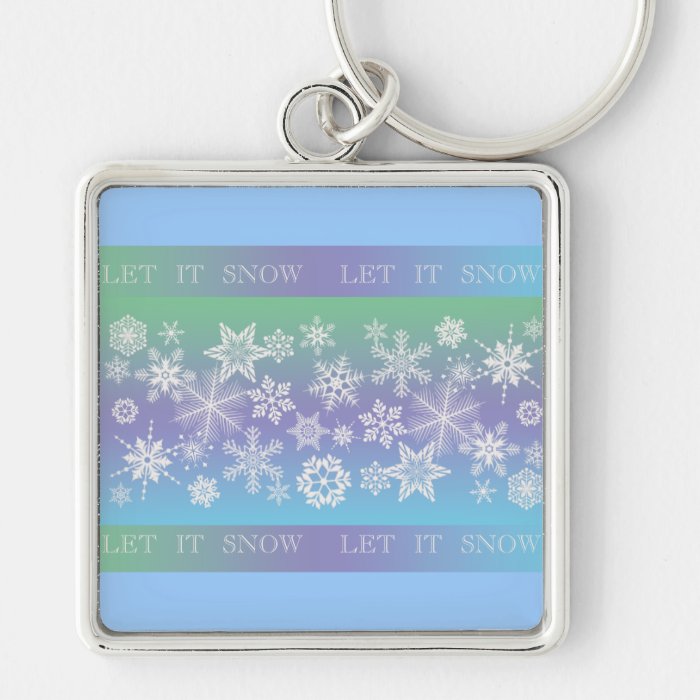 LET IT SNOW KEY CHAIN