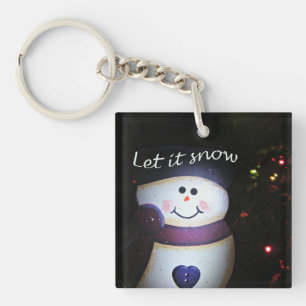Let It Snow Keychain