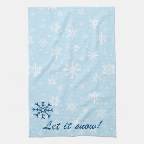 Let it Snow Kitchen Towel