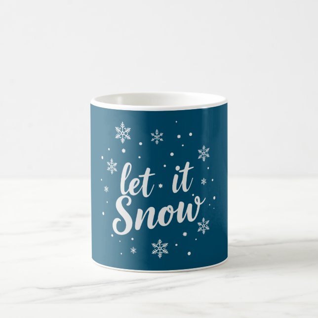 Let it snow, let it glow! coffee mug (Center)