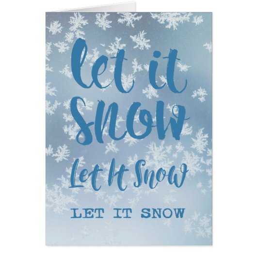 Let It Snow, Let It Snow, Let It Snow! Cards (Front)