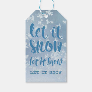 Let It Snow, Let It Snow, Let It Snow! Gift Tags