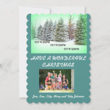 Let It Snow! Let It Snow! Let it Snow! Green Back