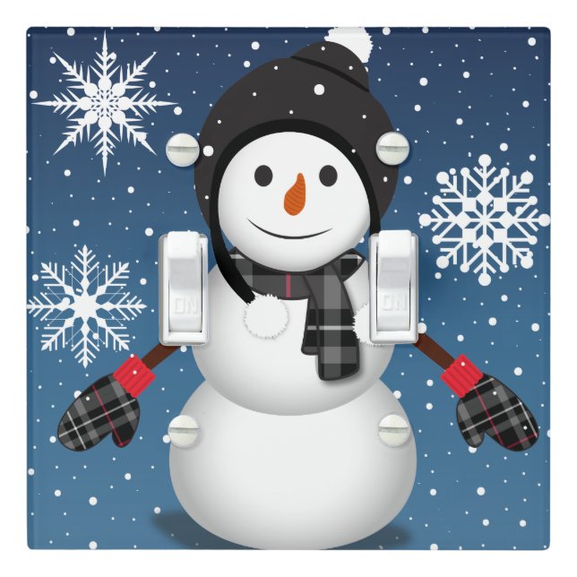 Let It Snow Light Switch Cover (In Situ)