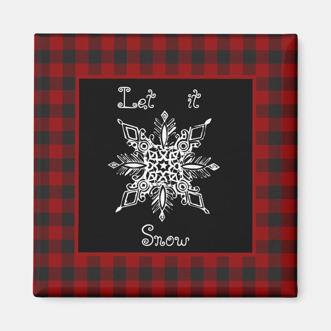 Let it snow  magnet (Front)
