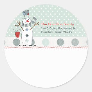 Let It Snow Mailing Label Stickers