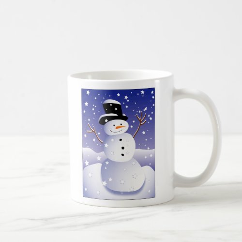 Let it snow man coffee mug
