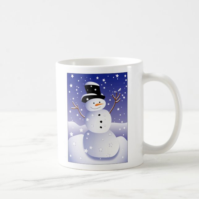 Let it snow, man! coffee mug (Right)