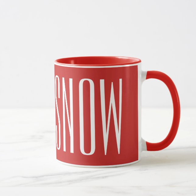 LET IT SNOW | MUG (Right)