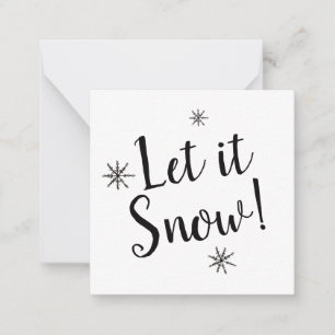 Let it Snow Note Card