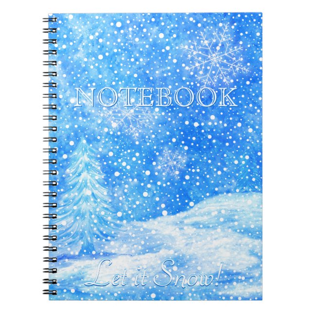 Let it Snow Notebook (Front)