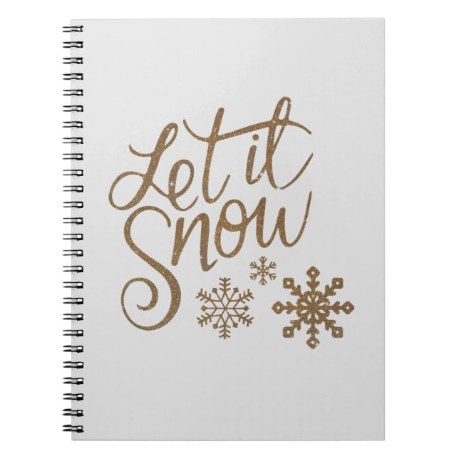 let it snow notebook (Front)