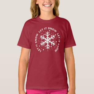 Let it Snow, One Big Snowflake T-Shirt