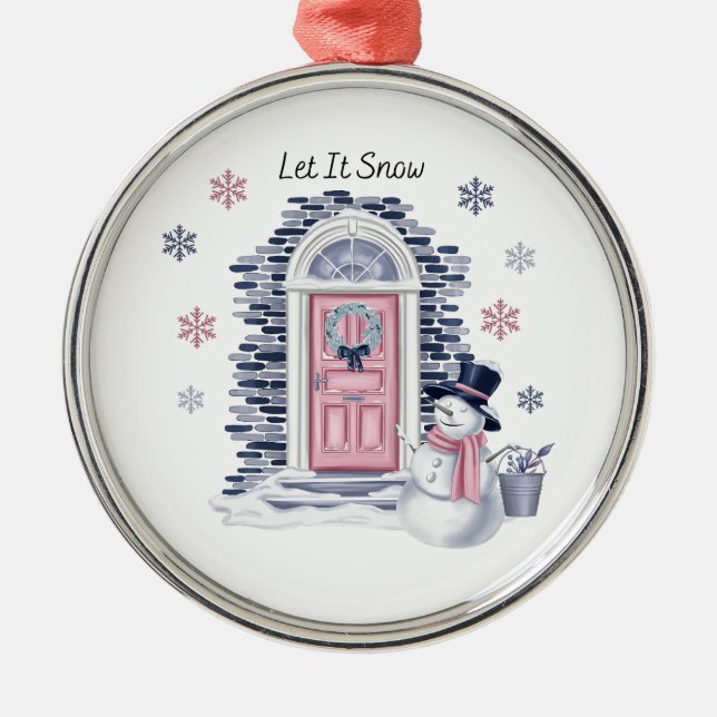 Let It Snow Ornament (Front)