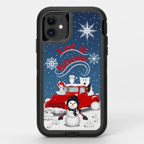 Let It Snow OtterBox Defender iPhone 11 Case