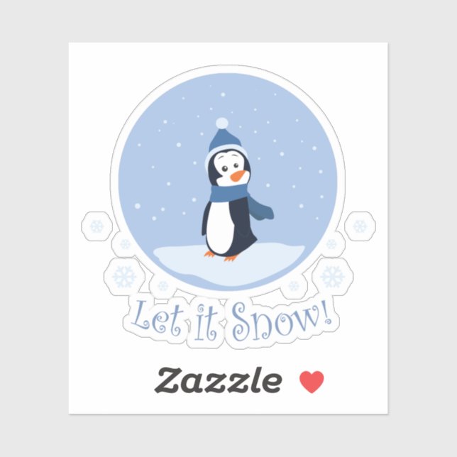 Let It Snow! (Penguin) Sticker (Sheet)