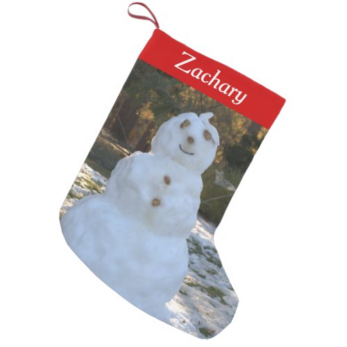 Let it Snow Personalized Snowman Stockings