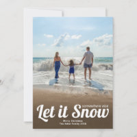 Let it Snow Photo Christmas