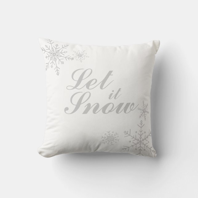 Let it Snow Pillow (Front)