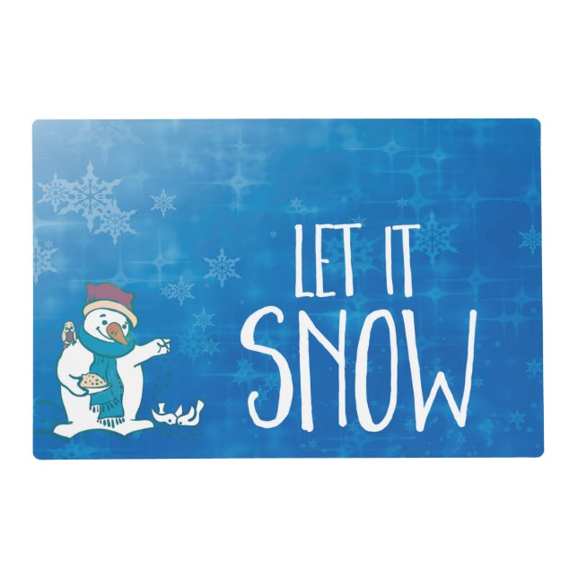 Let It Snow Placemat (Front)