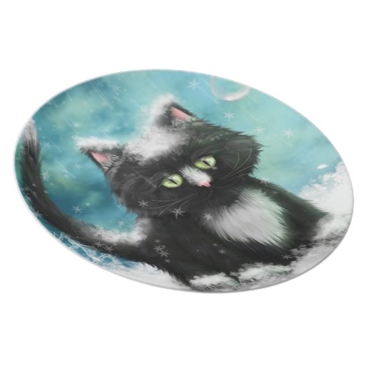 Let It Snow Plate (Right Side)