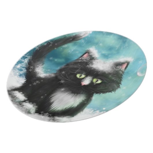 Let It Snow Plate (Left Side)