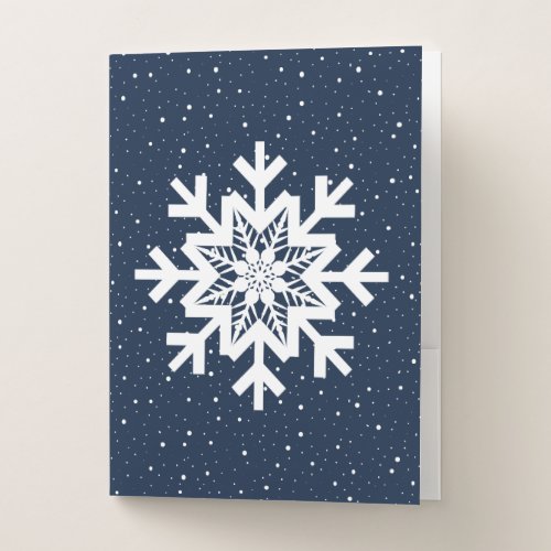 Let It Snow Pocket Folder