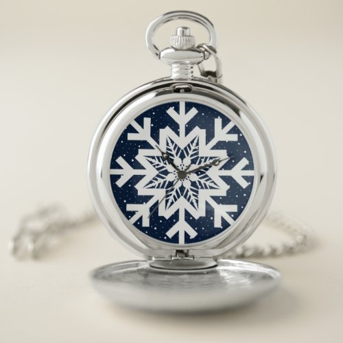 Let It Snow Pocket Watch