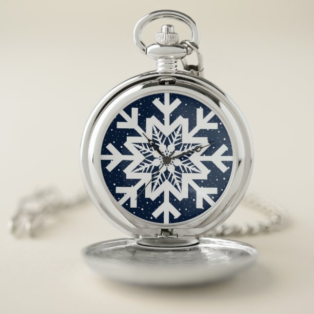 Let It Snow Pocket Watch (Inside)