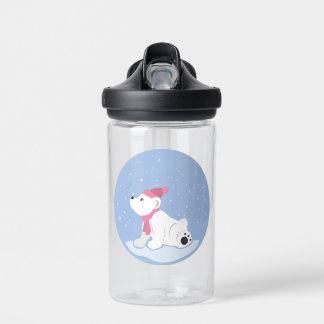 Let It Snow! (Polar Bear Cub) Water Bottle
