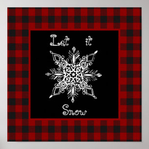 Let it snow poster