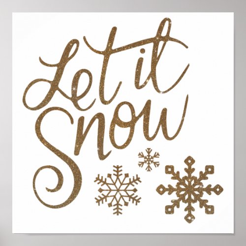 Let It Snow Poster