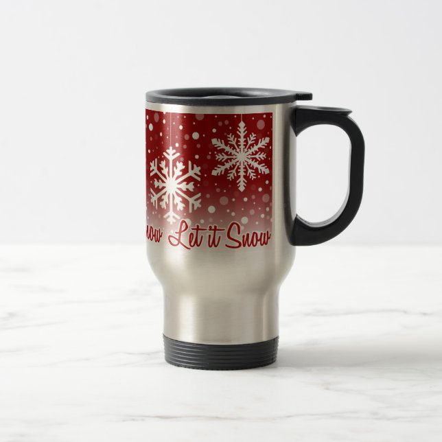 Let It Snow Red - mug (Right)