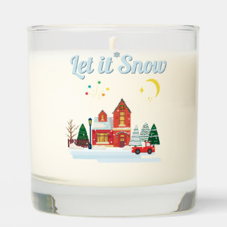 Let It Snow Scented Candle