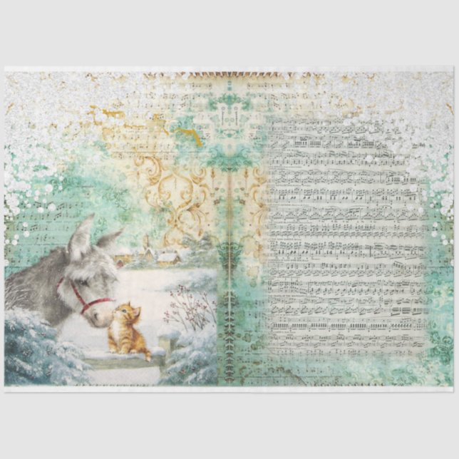 Let it Snow Series Design 5 Tissue Paper (Front)